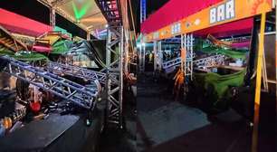 Camarote cai durante show de Suel e seis pessoas ficam feridas no litoral de SC