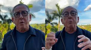 Galvão Bueno agradece fãs e explica quadro de saúde após internação