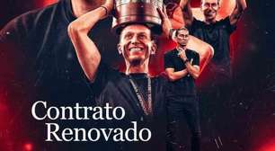 Flamengo anuncia renovação de contrato com Filipe Luís