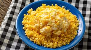 Cuscuz é menos calórico que o pão e a tapioca, mas sustenta mais que ambos