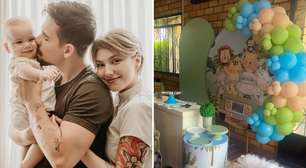 Família faz festinha de 1 ano para o filho de Isabel Veloso, que segue internada: 'Amor'