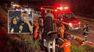 Triste: Casal morre após capotar carro na SP-340 na cidade de Casa Branca, interior de São Paulo