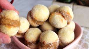 Casadinho de doce de leite para servir como um docinho especial na sua festa de réveillon