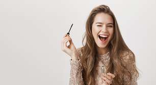 Tons frios e brilho guiam as maquiagens de fim de ano