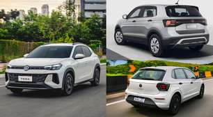 Polo, Tera e T-Cross mostram equilíbrio raro de oferta na Volkswagen