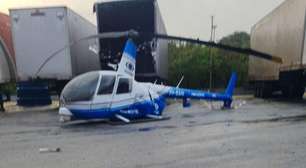 Helicóptero da Band cai em pouso de emergência após transmissão ao vivo