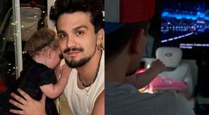 Luan Santana se emociona ao fazer declaração no primeiro aniversário da filha: "Meu tempo aprendeu a se dobrar"