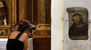 Morre idosa espanhola famosa por restauração peculiar de retrato de Cristo