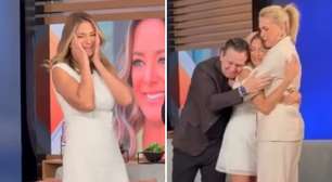 Ticiane Pinheiro fica aos prantos em último dia na Record: 'Teve surpresa'