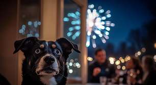 Barulho dos fogos pode colocar pets em risco; saiba como prevenir