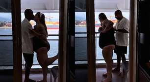 81 kg mais magra, Thais Carla surge em viagem romântica com o marido