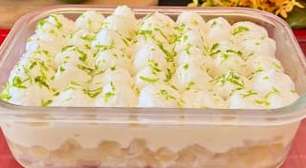 Delícia de abacaxi com merengue: doce gelado fácil e perfeito