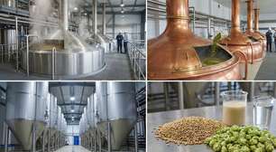 Toneladas de malte, milhões de litros de água e semanas de fermentação: é assim que a engenharia transforma grãos na cerveja do seu copo