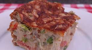 Torta de atum fácil e rápida com receita passo a passo para o seu lanche de ano novo