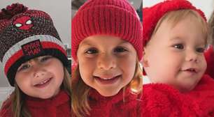 Em Madri, Virginia Fonseca chama atenção ao mostrar os três filhos com looks combinando: 'Mesma paleta'