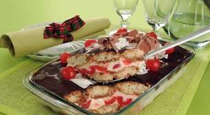 Receita de pavê trufado com cerejas