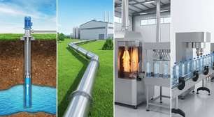 Milhares de garrafas por hora e um processo sem contato humano: é assim que a engenharia engarrafa a água mineral direto da fonte para você