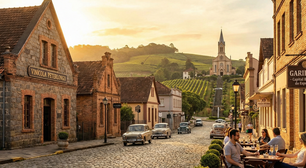 Capital do espumante: a cidade histórica onde é possível fazer degustação dentro de uma maria-fumaça