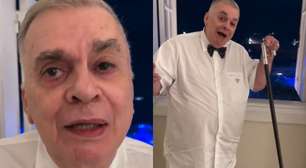 Autor da próxima novela das 21h, Walcyr Carrasco aparece de bengala e faz revelação sobre a saúde