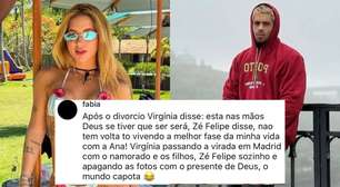 Internauta aponta reviravolta na vida de Zé Felipe após término com Virginia e Ana Castela