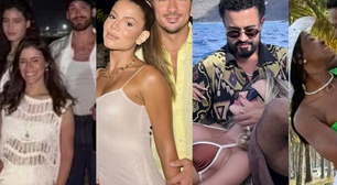 Os novos casais de 2026: Bruna Marquezine, Yasmin Brunet, João Guilherme e mais famosos que curtiram a virada do ano em clima de romance
