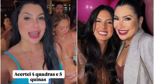 Rica! Amiga de Ana Castela diz que ganhou 4 quadras e 5 quintas na Mega da Virada