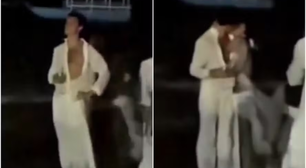 Na virada do ano, Bruna Marquezine surpreende Shawn Mendes com um beijão; vídeo