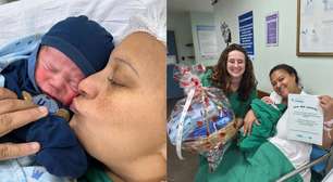 Dois primeiros bebês de 2026 no Rio nascem com 40 segundos de diferença