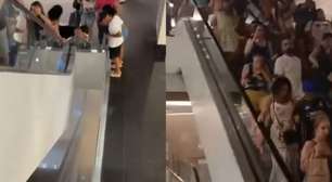 Incêndio em shopping no RJ causa interdição de via e retirada de clientes