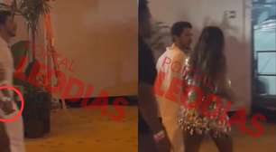 Iza e ator da Globo trocam beijos durante Réveillon no Rio