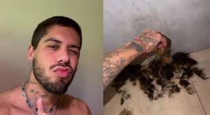 Recém-solteiro, Zé Felipe faz transformação de visual após cumprir promessa