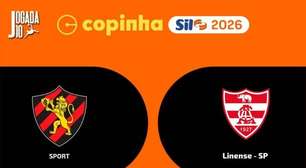Sport x Linense, AO VIVO, com a Voz do Esporte, às 17h45