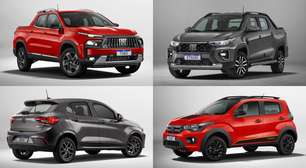 Picapes e hatches fazem a diferença e mantêm Fiat líder no Brasil há 5 anos