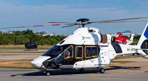 Helicóptero faz pouso de emergência no litoral do RJ