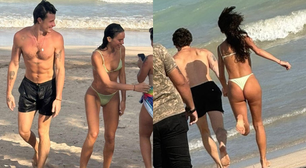 Bruna Marquezine e Shawn Mendes são flagrados curtindo mergulho juntos após réveillon em Alagoas