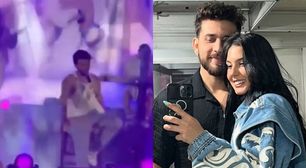 Gustavo Mioto fala em voltar com ex durante show e comentário é visto como indireta para Ana Castela: 'Fez cagada'