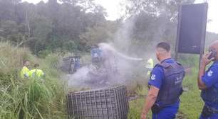 Criminosos explodem carro-forte em tentativa de assalto no interior de SP