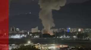 Vídeo mostra explosões em Caracas durante ataque dos EUA