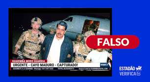 Imagem de Maduro sendo preso por militares americanos foi gerada por inteligência artificial