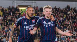 Sem Endrick e com gol brasileiro, Lyon vence Monaco fora de casa