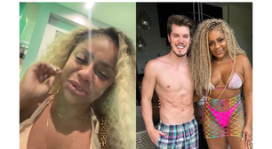 Cariúcha chora muito e revela ter sido expulsa por ficante de apartamento após ser supostamente agredida: 'Eu arranhei ele todo por defesa'