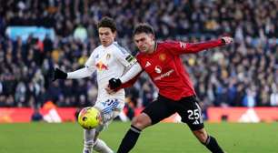 Matheus Cunha marca, mas United fica no empate com o Leeds