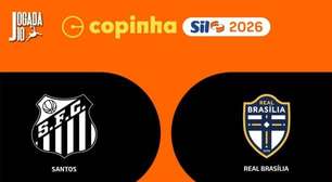 Santos x Real Brasília, AO VIVO, com a Voz do Esporte, às 18h45