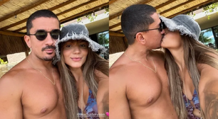 Assumidos! Hariany Almeida surge aos beijos com irmão de Anitta