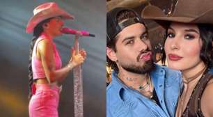Ana Castela toma decisão sobre música de show com Zé Felipe envolvendo seu ex, Gustavo Mioto