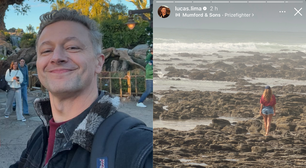 Novo amor? Lucas Lima posta foto de publicitária com coração durante viagem pela África do Sul