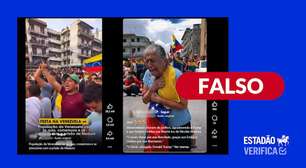 Postagens compartilham vídeos gerados com IA de comemorações na Venezuela após captura de Maduro