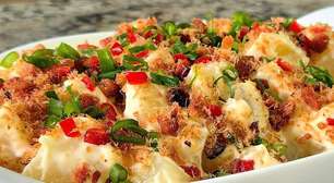 Salada para churrasco refrescante e crocante que é o acompanhamento perfeito para o seu domingo