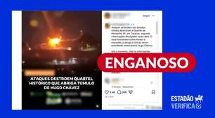 Vídeo mostra bombardeio contra antigo observatório venezuelano, não túmulo de Hugo Chávez