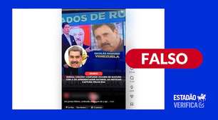 É falso que TV do Chile tenha usado foto de Ratinho ao noticiar prisão de Nicolás Maduro
